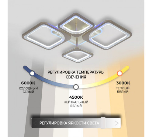 Потолочная люстра Seven Fires Brand SF7057/5C-SGD-RGB Потолочная люстра Seven Fires Brand SF7057/5C-SGD-RGB
