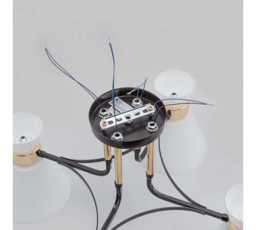 Потолочная люстра IMEX MD.5692-4-S-COFFEE+FGD Потолочная люстра IMEX MD.5692-4-S-COFFEE+FGD