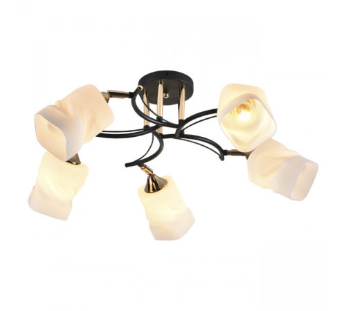 Потолочная люстра Seven Fires Kerstin SF3354/5C-BK-FGD-WT Потолочная люстра Seven Fires Kerstin SF3354/5C-BK-FGD-WT