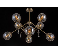 Люстра на штанге Natali Kovaltseva MOLECULE 81045-8C ANTIQUE BRASS