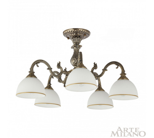 Потолочная люстра Arte Milano 346410/5 AB Потолочная люстра Arte Milano 346410/5 AB