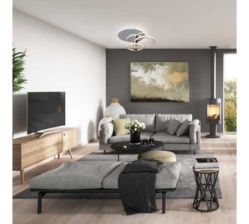Потолочная люстра Escada Contour 10213/2LED BL Chrome