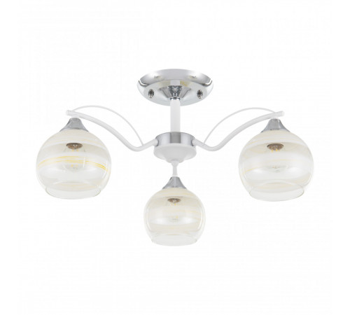 Потолочная люстра Arte Milano Napoli 326503/3 CR+WH Потолочная люстра Arte Milano Napoli 326503/3 CR+WH