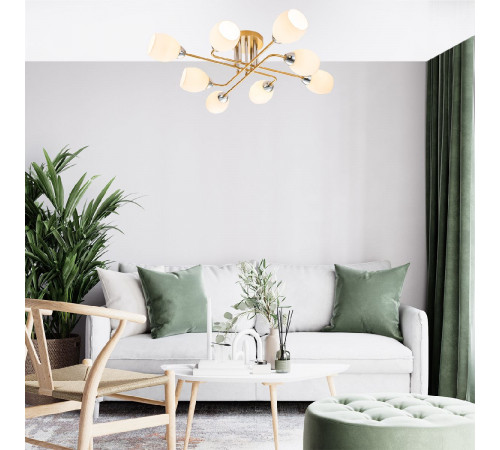Потолочная люстра Escada Hope 1132/8P Gold Потолочная люстра Escada Hope 1132/8P Gold