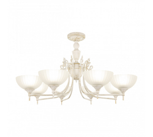Потолочная люстра Arte Milano 340049/8 WT+G Потолочная люстра Arte Milano 340049/8 WT+G