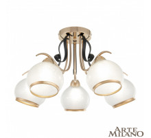Потолочная люстра Arte Milano Amalfi 323306/5 FG+BK
