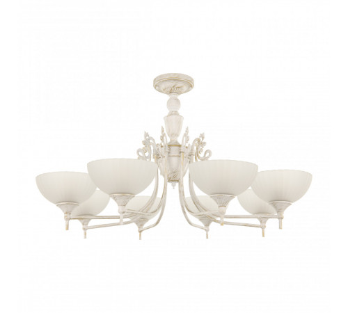 Потолочная люстра Arte Milano 340049/8 WT+G Потолочная люстра Arte Milano 340049/8 WT+G