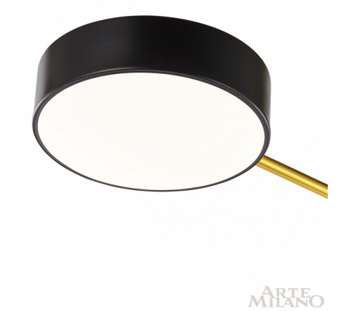 Потолочная люстра Arte Milano Ferrara 252006/3 Bk/Bk Потолочная люстра Arte Milano Ferrara 252006/3 Bk/Bk