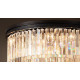Потолочная люстра Delight Collection 1920s Odeon KR0387C-10B/P black/clear