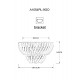Потолочная люстра Arte Lamp Ella A1054PL-9GO