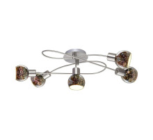 Потолочная люстра Arte Lamp Illusione A6125PL-5SS