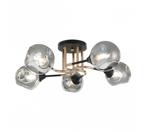 Потолочная люстра Arte Milano Amalfi 328419/5 FG+BK Потолочная люстра Arte Milano Amalfi 328419/5 FG+BK