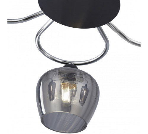 Потолочная люстра Arte Milano Amalfi 321508/5 CR+BK Потолочная люстра Arte Milano Amalfi 321508/5 CR+BK