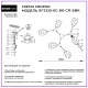 Потолочная люстра Seven Fires Betney SF3330/6C-BK-CR-SMK