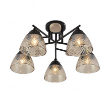 Потолочная люстра Seven Fires Aislin SF3375/5C-BK-WD-AM