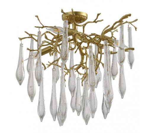 Потолочная люстра Crystal Lux Reina PL5 D600 Gold Pearl Потолочная люстра Crystal Lux Reina PL5 D600 Gold Pearl