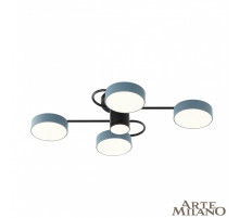 Потолочная люстра Arte Milano Ferrara 253039/4+1 Bk/Gr