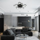 Потолочная люстра Natali Kovaltseva Hugo INNOVATION STYLE 83030 BLACK
