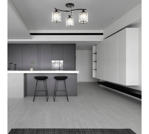 Потолочная люстра Arte Milano Amalfi 327103/3 BK+CR Потолочная люстра Arte Milano Amalfi 327103/3 BK+CR