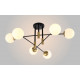 Потолочная люстра Crystal Lux Fidel FIDEL PL6 BLACK