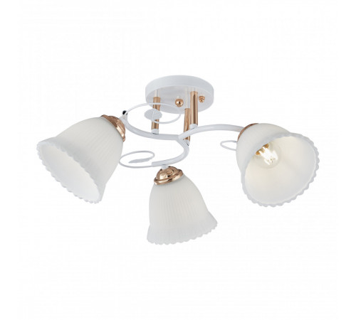 Потолочная люстра Arte Milano Amalfi 325395/3A WH+FG Потолочная люстра Arte Milano Amalfi 325395/3A WH+FG