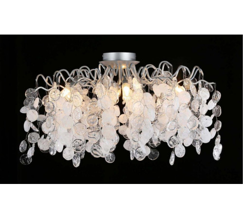 Потолочная люстра Crystal Lux Tenerife PL8 Silver