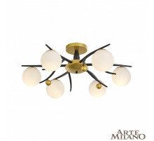 Потолочная люстра Arte Milano 273408/6 BK/GD