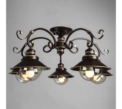 Потолочная люстра Arte Lamp 7 A4577PL-5CK Потолочная люстра Arte Lamp 7 A4577PL-5CK