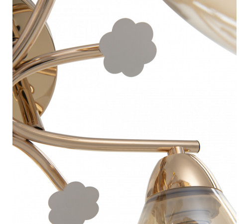 Потолочная люстра Arte Milano Amalfi 326419/5 FG+WH Потолочная люстра Arte Milano Amalfi 326419/5 FG+WH