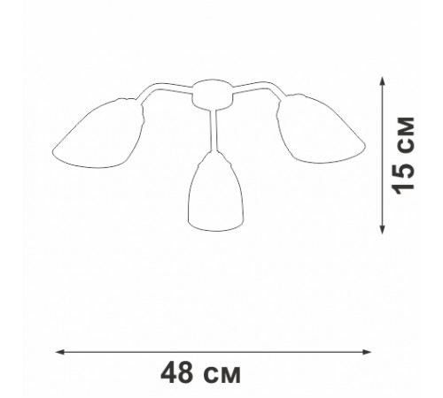 Потолочная люстра Vitaluce V31950/3PL Потолочная люстра Vitaluce V31950/3PL