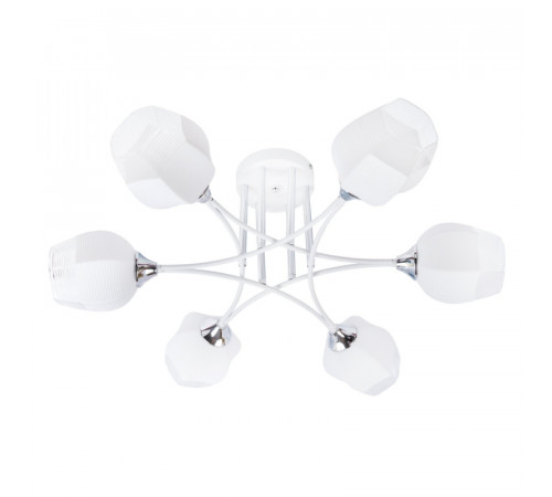 Потолочная люстра IMEX MD.4881-6-S WH+CH Потолочная люстра IMEX MD.4881-6-S WH+CH