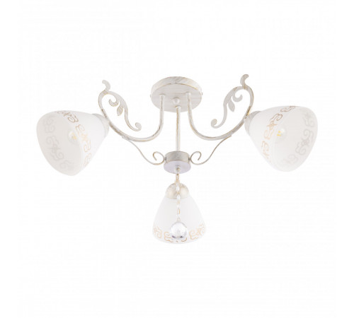 Потолочная люстра Arte Milano 341900/3 WT+G Потолочная люстра Arte Milano 341900/3 WT+G