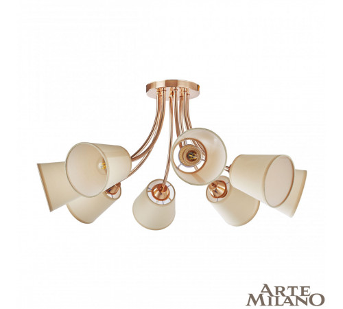 Потолочная люстра Arte Milano Napoli 339546/8 FGD Потолочная люстра Arte Milano Napoli 339546/8 FGD