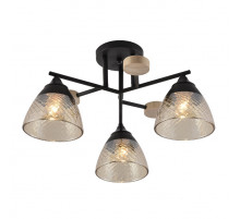 Потолочная люстра Seven Fires Aislin SF3375/3C-BK-WD-AM