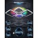 Потолочная светодиодная люстра Seven Fires Makena SF5009/5C-BK-RGB