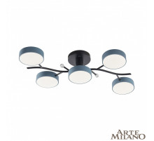 Потолочная люстра Arte Milano Ferrara 256606/5 Bk/Gr