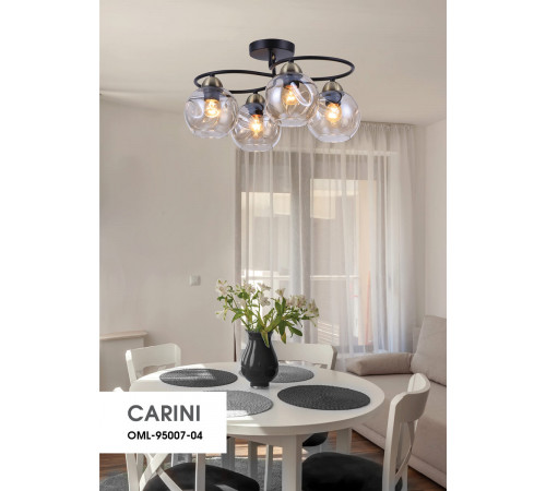 Потолочная люстра Omnilux Carini OML-95007-04 Потолочная люстра Omnilux Carini OML-95007-04