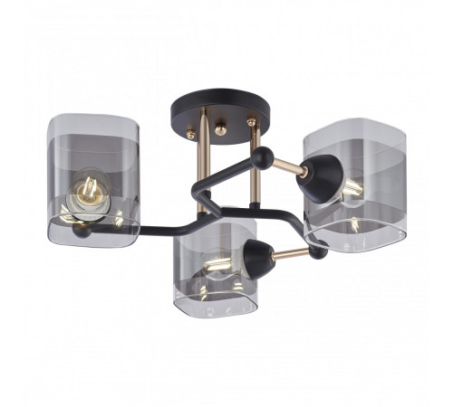 Потолочная люстра Arte Milano Amalfi 324308/3 BK+FG