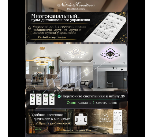 Потолочная люстра Natali Kovaltseva Angel LED LAMPS 81192 Потолочная люстра Natali Kovaltseva Angel LED LAMPS 81192