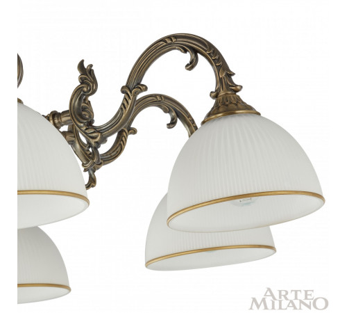 Потолочная люстра Arte Milano 346410/8 AB Потолочная люстра Arte Milano 346410/8 AB