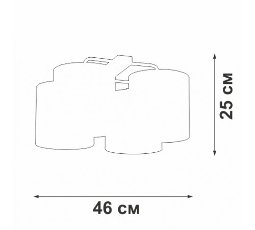 Потолочная люстра Vitaluce V28810-1/4PL