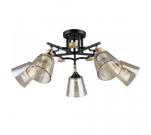 Потолочная люстра Arte Lamp Glassy A5078PL-5BK Потолочная люстра Arte Lamp Glassy A5078PL-5BK