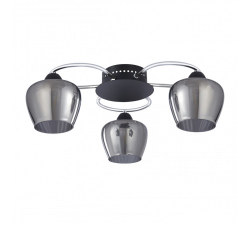 Потолочная люстра Arte Milano Amalfi 321508/3 CR+BK Потолочная люстра Arte Milano Amalfi 321508/3 CR+BK