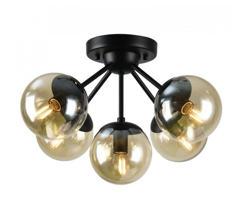 Потолочная люстра Arte Lamp A1664PL-5BK Потолочная люстра Arte Lamp A1664PL-5BK