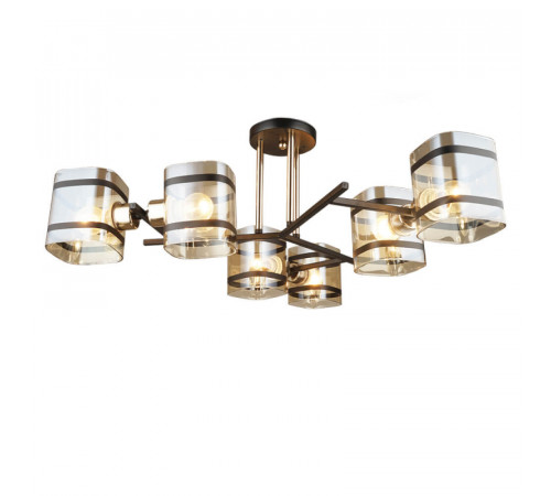 Потолочная люстра Seven Fires Klaso SF3316/6C-BK-FGD Потолочная люстра Seven Fires Klaso SF3316/6C-BK-FGD