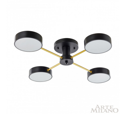Потолочная люстра Arte Milano Ferrara 252006/4 Bk/Bk Потолочная люстра Arte Milano Ferrara 252006/4 Bk/Bk