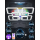 Потолочная люстра Seven Fires Karoli SF7105/9C-WT-RGB