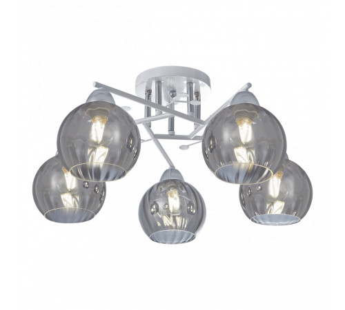 Потолочная люстра Arte Milano Amalfi 326508/5 WH+CR Потолочная люстра Arte Milano Amalfi 326508/5 WH+CR