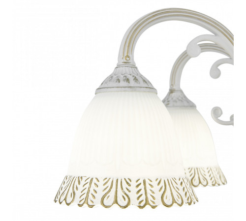 Потолочная люстра Arte Milano 347410/5 WT+G Потолочная люстра Arte Milano 347410/5 WT+G