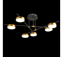 Потолочная люстра Natali Kovaltseva LED LAMPS 81101/6C GOLD BLACK